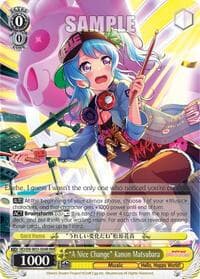 "A Nice Change" Kanon Matsubara (RRR) - BanG Dream! Girls Band Party! MULTI LIVE - Weiss Schwarz card