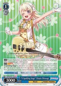 "A Sparkling Stage" Chisato Shirasagi (SR) - BanG Dream! Girls Band Party! MULTI LIVE - Weiss Schwarz card