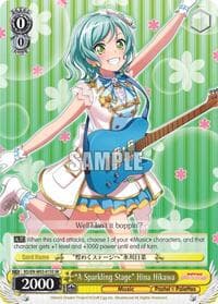 "A Sparkling Stage" Hina Hikawa (SR) - BanG Dream! Girls Band Party! MULTI LIVE - Weiss Schwarz card