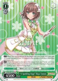 "A Sparkling Stage" Maya Yamato (SR) - BanG Dream! Girls Band Party! MULTI LIVE - Weiss Schwarz card