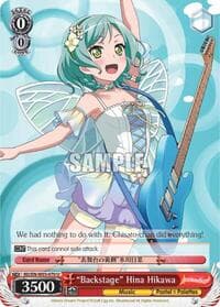 "Backstage" Hina Hikawa - BanG Dream! Girls Band Party! MULTI LIVE - Weiss Schwarz card