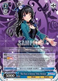 "Blue Roses in Harmony" Rinko Shirokane (SR) - BanG Dream! Girls Band Party! MULTI LIVE - Weiss Schwarz card