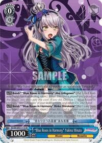 "Blue Roses in Harmony" Yukina Minato (SR) - BanG Dream! Girls Band Party! MULTI LIVE - Weiss Schwarz card