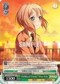 "Childhood Friends" Moca Aoba - BanG Dream! Girls Band Party! MULTI LIVE - Weiss Schwarz card