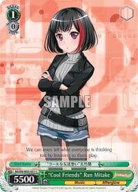 "Cool Friends" Ran Mitake - BanG Dream! Girls Band Party! MULTI LIVE - Weiss Schwarz card