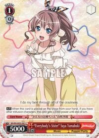 "Everybody's Sister" Saya Yamabuki - BanG Dream! Girls Band Party! MULTI LIVE - Weiss Schwarz card