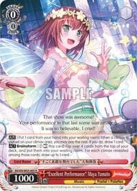"Excellent Performance" Maya Yamato - BanG Dream! Girls Band Party! MULTI LIVE - Weiss Schwarz card