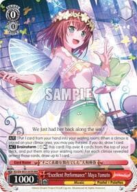 "Excellent Performance" Maya Yamato (RRR) - BanG Dream! Girls Band Party! MULTI LIVE - Weiss Schwarz card