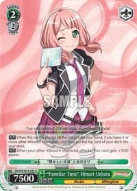 "Familiar Tune" Himari Uehara - BanG Dream! Girls Band Party! MULTI LIVE - Weiss Schwarz card