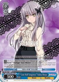 "Lone-Wolf Songstress" Yukina Minato - BanG Dream! Girls Band Party! MULTI LIVE - Weiss Schwarz card