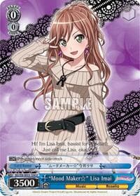 "Mood Maker" Lisa Imai - BanG Dream! Girls Band Party! MULTI LIVE - Weiss Schwarz card