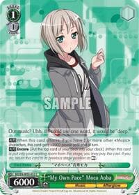 "My Own Pace" Moca Aoba - BanG Dream! Girls Band Party! MULTI LIVE - Weiss Schwarz card