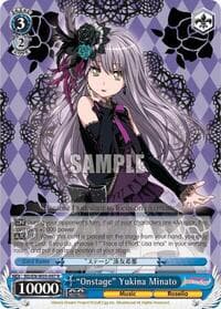 "Onstage" Yukina Minato - BanG Dream! Girls Band Party! MULTI LIVE - Weiss Schwarz card