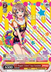 "Poppin'Colors!" Saya Yamabuki (SPM) - BanG Dream! Girls Band Party! MULTI LIVE - Weiss Schwarz card