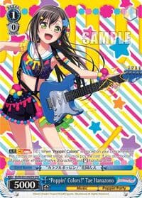 "Poppin'Colors!" Tae Hanazono (SPM) - BanG Dream! Girls Band Party! MULTI LIVE - Weiss Schwarz card