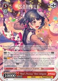 "Rimi's Precious" Rimi Ushigome (RRR) - BanG Dream! Girls Band Party! MULTI LIVE - Weiss Schwarz card