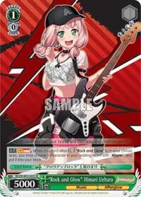 "Rock and Glow" Himari Uehara (SR) - BanG Dream! Girls Band Party! MULTI LIVE - Weiss Schwarz card