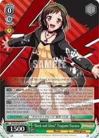 "Rock and Glow" Tsugumi Hazawa (SR) - BanG Dream! Girls Band Party! MULTI LIVE - Weiss Schwarz card