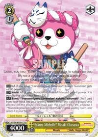 "Sakura Michelle" Misaki Okusawa - BanG Dream! Girls Band Party! MULTI LIVE - Weiss Schwarz card