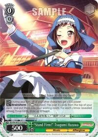 "Stand Firm!" Tsugumi Hazawa (RRR) - BanG Dream! Girls Band Party! MULTI LIVE - Weiss Schwarz card
