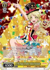"The Magic of Smiles" Kokoro Tsurumaki (SPM) - BanG Dream! Girls Band Party! MULTI LIVE - Weiss Schwarz card