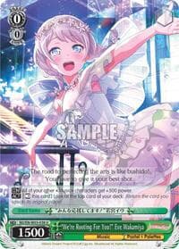 "We're Rooting For You!" Eve Wakamiya - BanG Dream! Girls Band Party! MULTI LIVE - Weiss Schwarz card