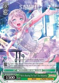 "We're Rooting For You!" Eve Wakamiya (RRR) - BanG Dream! Girls Band Party! MULTI LIVE - Weiss Schwarz card