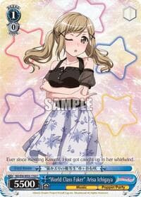 "World Class Faker" Arisa Ichigaya - BanG Dream! Girls Band Party! MULTI LIVE - Weiss Schwarz card