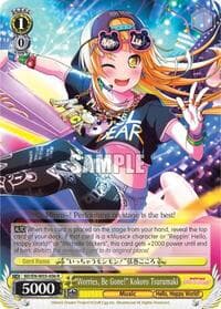 "Worries, Be Gone!" Kokoro Tsurumaki - BanG Dream! Girls Band Party! MULTI LIVE - Weiss Schwarz card