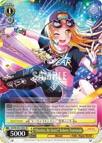 "Worries, Be Gone!" Kokoro Tsurumaki (SR) - BanG Dream! Girls Band Party! MULTI LIVE - Weiss Schwarz card