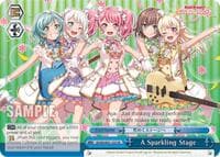 A Sparkling Stage (SR) - BanG Dream! Girls Band Party! MULTI LIVE - Weiss Schwarz card