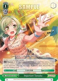 Important Tanzaku - BanG Dream! Girls Band Party! MULTI LIVE - Weiss Schwarz card