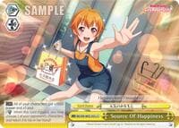 Source of Happiness - BanG Dream! Girls Band Party! MULTI LIVE - Weiss Schwarz card