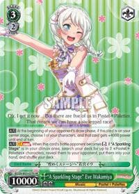 "A Sparkling Stage" Eve Wakamiya (HR) - BanG Dream! Girls Band Party! MULTI LIVE - Weiss Schwarz card