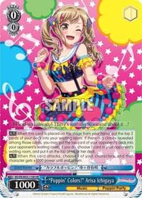 "Poppin'Colors!" Arisa Ichigaya (HR) - BanG Dream! Girls Band Party! MULTI LIVE - Weiss Schwarz card