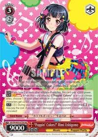 "Poppin'Colors!" Rimi Ushigome (HR) - BanG Dream! Girls Band Party! MULTI LIVE - Weiss Schwarz card