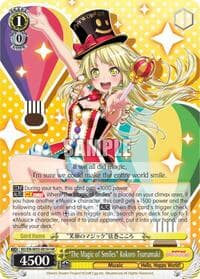 "The Magic of Smiles" Kokoro Tsurumaki (HR) - BanG Dream! Girls Band Party! MULTI LIVE - Weiss Schwarz card