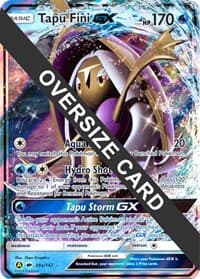 Tapu Fini GX - 39a/147 - Jumbo Cards - Pokemon card