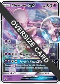 Mewtwo GX - SM196 - Jumbo Cards - Pokemon card