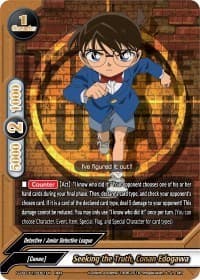 Seeking the Truth, Conan Edogawa - S-UB-C01: Case Closed - Future Card BuddyFight card