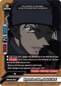 Mysterious Man, Shuichi Akai - S-UB-C01: Case Closed - Future Card BuddyFight card