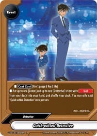 Quick-witted Detective - S-UB-C01: Case Closed - Future Card BuddyFight card