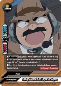 Saving Subordinates! Inspector Megure - S-UB-C01: Case Closed - Future Card BuddyFight card