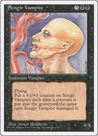Sengir Vampire - Fourth Edition - Magic: The Gathering card