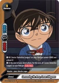 Canvassing the Area, Conan Edogawa - S-UB-C01: Case Closed - Future Card BuddyFight card