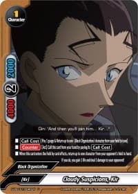 Cloudy Suspicions, Kir - S-UB-C01: Case Closed - Future Card BuddyFight card
