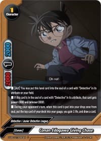 Conan Edogawa Giving Chase - S-UB-C01: Case Closed - Future Card BuddyFight card