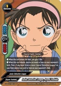 Junior Detective League, Ayumi Yoshida - S-UB-C01: Case Closed - Future Card BuddyFight card