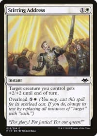 Stirring Address - Modern Horizons - Magic: The Gathering card