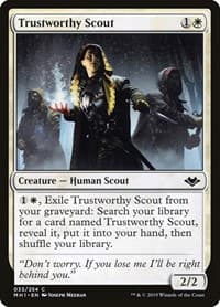 Trustworthy Scout - Modern Horizons - Magic: The Gathering card